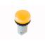 Indicator light, RMQ-Titan, Flush, without light elements, For filament bulbs, neon bulbs and LEDs up to 2.4 W, with BA 9s lamp socket, yellow thumbnail 1
