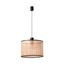 MAMBO BLACK PENDANT LAMP E27 ø450*313ø450 RATTAN L thumbnail 1