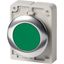 Pushbutton, RMQ-Titan, Flat, maintained, green, Blank, Metal bezel thumbnail 3