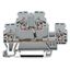 Component terminal block double-deck with diode 1N4007 gray thumbnail 4