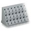 Triple-deck PCB terminal block 2.5 mm² Pin spacing 10 mm gray thumbnail 1
