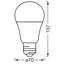 SMART Lamp LEDVANCE WIFI A100 14W 230V RGBW FR E27 SINGLE PACK thumbnail 4