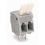 PCB terminal block finger-operated levers 2.5 mm² gray thumbnail 1