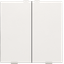 Double push button for Niko Home Control, white thumbnail 2