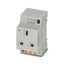 Socket outlet for distribution board Phoenix Contact EO-G/PT/SH/LED 250V 13A AC thumbnail 2