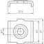 GKB 34 G Hold-down clamp for mesh cable tray thumbnail 2