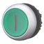 Illuminated pushbutton actuator, RMQ-Titan, Flush, momentary, green, inscribed, Bezel: titanium thumbnail 6