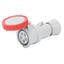 STRAIGHT CONNECTOR HP - IP66/IP67/IP68/IP69 - 3P+N+E 32A 440-460V 60HZ - RED - 11H - SCREW WIRING thumbnail 2