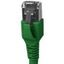 Patchcord RJ45 shielded Cat.6a 10GB, LS0H, green,   5.0m thumbnail 5