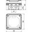 X01 G M20 LGR Junction box with 3xV-TEC VM and 3x116 95x95x60 thumbnail 2