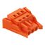 1-conductor female connector CAGE CLAMP® 2.5 mm² orange thumbnail 1