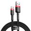Cable USB A plug - USB C plug 1.0m QC3.0 red+black BASEUS thumbnail 2
