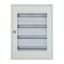 Complete flush-mounted flat distribution board with window, white, 33 SU per row, 4 rows, type C thumbnail 6