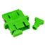 FO Coupler SC/APC-Duplex,Plastic,Singlemode,zirc,fl,greenECO thumbnail 4