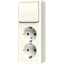 Combination 2-gang SCHUKO® socket 626A thumbnail 1