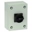 Main switch, P1, 40 A, surface mounting, 3 pole, 1 N/O, 1 N/C, STOP function, With black rotary handle and locking ring, Lockable in the 0 (Off) posit thumbnail 13