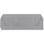 End and intermediate plate 2.5 mm thick gray thumbnail 2