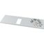 Front cover, +mounting kit, for NZM1, horizontal, 4p, HxW=150x600mm, grey thumbnail 4