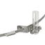 isCon HS 26 VA Cable bracket with tight.strap for  isCon condcutor, grey ¨26mm thumbnail 1