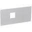 Metal faceplate XL³ 4000 - for 1 DPX 630 horizontal - captive screws - 24 mod thumbnail 2