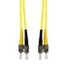 FO Patchcord Duplex ST/ST, 9/125æm OS2, LS0H-3, yellow, 5.0m thumbnail 2