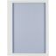 Flush mounted steel sheet door white, transparent, for 24MU per row, 5 rows thumbnail 1