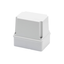 JUNCTION BOX WITH DEEP SCREWED LID - IP56 - INTERNAL DIMENSIONS 120X80X120 - SMOOTH WALLS - GREY RAL 7035 thumbnail 1