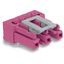Socket for PCBs angled 3-pole pink thumbnail 4