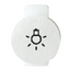 LENS WITH ILLUMINATED SYMBOL FOR COMMAND DEVICES - LIGHT - SYMBOL LIGHT - SYSTEM WHITE thumbnail 1