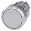 Pushbutton, 22 mm, round, metal, shiny, gray, pushbutton, flat momentary…3SU1050-0AB80-0AA0-Z Y15 thumbnail 1