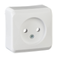 PRIMA - single socket outlet without earth - 16A, white thumbnail 4