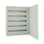 Complete surface-mounted flat distribution board, white, 33 SU per row, 5 rows, type C thumbnail 7