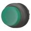 Illuminated pushbutton actuator, RMQ-Titan, Extended, momentary, green, Blank, Bezel: black thumbnail 6