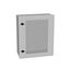 MINIPOL with glazed door + quarter turn lock, H600 W500 D230 thumbnail 1