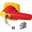 Toggle, 12mm, door installation, red/yellow, cylinder lock thumbnail 2
