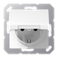SCHUKO® socket with hinged lid A1520BFKLWW thumbnail 1