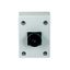 Main switch, P1, 32 A, surface mounting, 3 pole, 1 N/O, 1 N/C, STOP function, With black rotary handle and locking ring, Lockable in the 0 (Off) posit thumbnail 2