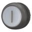 Illuminated pushbutton actuator, RMQ-Titan, Flush, momentary, White, inscribed 1, Bezel: black thumbnail 4