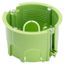 GREEN WALL - ROUND FLUSH-MOUNTING BOXES - FOR PLASTEBOARD AND MOBILE WALLS - 65x45 thumbnail 2