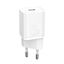 Wall Quick Charger Super Si 20W USB-C QC3.0 PD with Lightning 1m Cable, White thumbnail 2