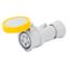 STRAIGHT CONNECTOR HP - IP66/IP67/IP68/IP69 - 2P+E 32A 100-130V 50/60HZ - YELLOW - 4H - FAST WIRING thumbnail 2