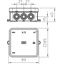 1804 AP Equipotential busbar for bathroom in housing 90,5x90,5x39 thumbnail 2