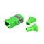 FO Coupler SC/APC-Simplex,  Singlemode, w/o flange,green,ECO thumbnail 2
