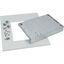 Mounting kit, IZMX16, 3p, fixed mounted design, WxD=425x600mm, grey thumbnail 3