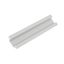 Aluminium profile LBE, L-2000mm W-25mm H-25mm thumbnail 1