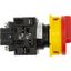 Main switch, T3, 32 A, flush mounting, 2 contact unit(s), 3 pole + N, Emergency switching off function, With red rotary handle and yellow locking ring thumbnail 3