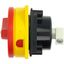 Main switch, P3, 63 A, rear mounting, 3 pole, Emergency switching off function, With red rotary handle and yellow locking ring, Lockable in the 0 (Off thumbnail 41
