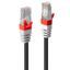 15m Cat.6A S/FTP LSZH Network Cable, Black (Fluke Tested) RJ45, M/M, 500MHz, Copper, 26AWG thumbnail 1