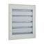 Complete flush-mounted flat distribution board with window, white, 33 SU per row, 5 rows, type C thumbnail 8
