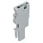 Start module for 1-conductor female connector CAGE CLAMP® 4 mm² gray thumbnail 2
